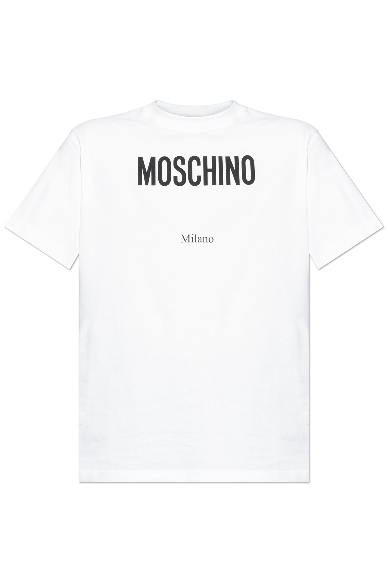 MOSCHINO ロゴプリント半袖Tシャツ ホワイト サイズL*ED24 White T-shirt with logo Moschino - Vitkac Canada